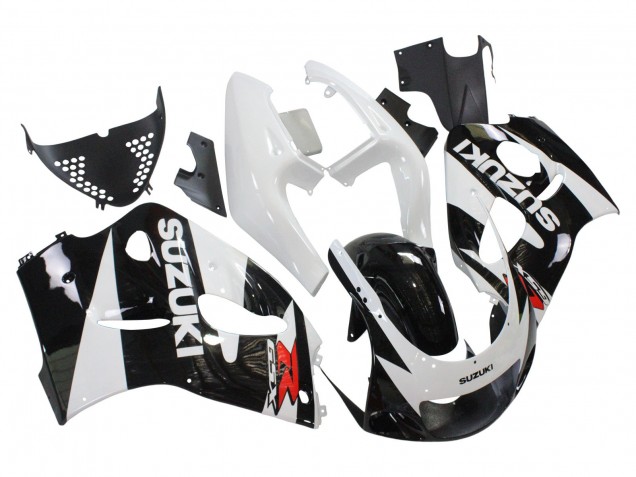 1996-2000 Suzuki GSXR 600 / GSXR 750 Motorcycle Fairings - Black White Canada for Sale