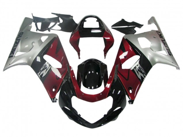 1996-2000 Suzuki GSXR 600 / GSXR 750 Motorcycle Fairings - Dark Blue White Canada for Sale