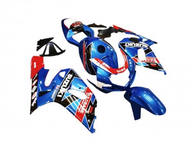 2001-2003 Suzuki GSXR 600 / GSXR 750 Motorcycle Fairings - Blue Red Racing Canada for Sale