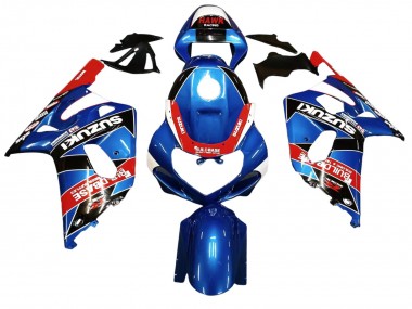 2001-2003 Suzuki GSXR 600 / GSXR 750 Motorcycle Fairings - Blue Red Racing Canada for Sale