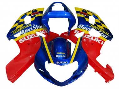 2001-2003 Suzuki GSXR 600 / GSXR 750 Motorcycle Fairings - Blue Red Yellow Canada for Sale