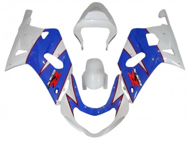 2001-2003 Suzuki GSXR 600 / GSXR 750 Motorcycle Fairings - White Blue Red Canada for Sale