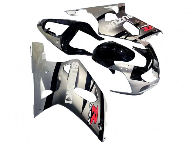 2001-2003 Suzuki GSXR 600 / GSXR 750 Motorcycle Fairing - Silver Glossy Black Red Canada for Sale