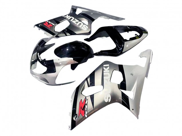 2001-2003 Suzuki GSXR 600 / GSXR 750 Motorcycle Fairing - Silver Glossy Black Red Canada for Sale