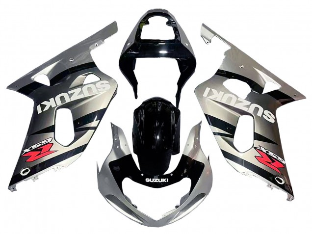 2001-2003 Suzuki GSXR 600 / GSXR 750 Motorcycle Fairing - Silver Glossy Black Red Canada for Sale