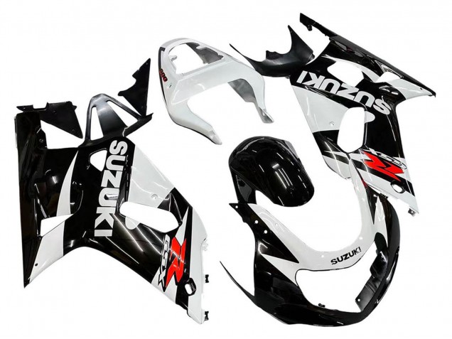 2001-2003 Suzuki GSXR 600 / GSXR 750 Motorcycle Fairings - White Glossy Black Red Canada for Sale