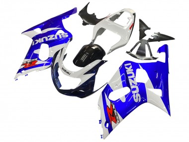 2001-2003 Suzuki GSXR 600 / GSXR 750 Motorcycle Fairing - White Blue Glossy Black Red Canada for Sale