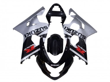 2001-2003 Suzuki GSXR 600 / GSXR 750 Motorcycle Fairings - Silver Glossy Black Red Canada for Sale