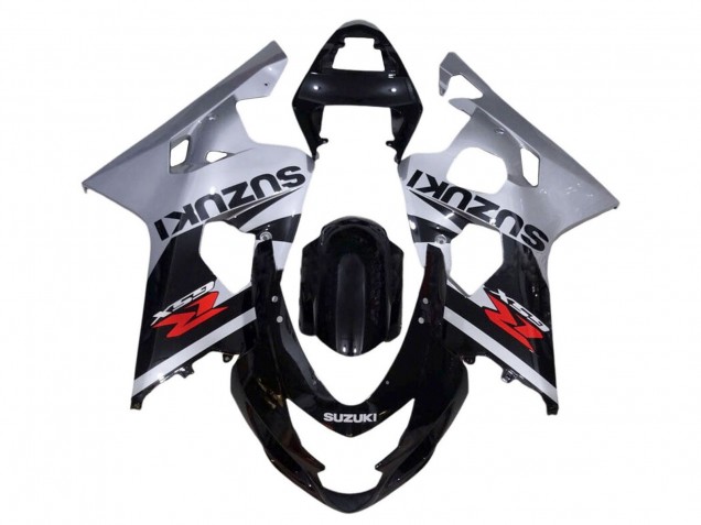 2001-2003 Suzuki GSXR 600 / GSXR 750 Motorcycle Fairings - Silver Glossy Black Red Canada for Sale