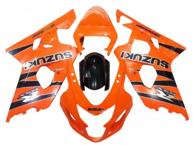 2004-2005 Suzuki GSXR 600 / GSXR 750 Motorcycle Fairings - Orange Black Canada for Sale