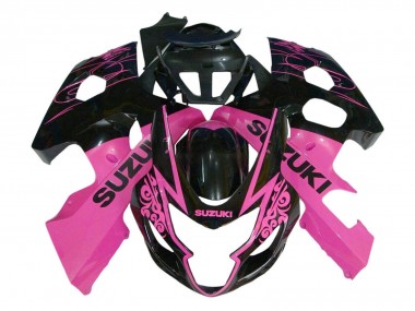 2004-2005 Suzuki GSXR 600 / GSXR 750 Motorcycle Fairing - Pink Glossy Black Canada for Sale
