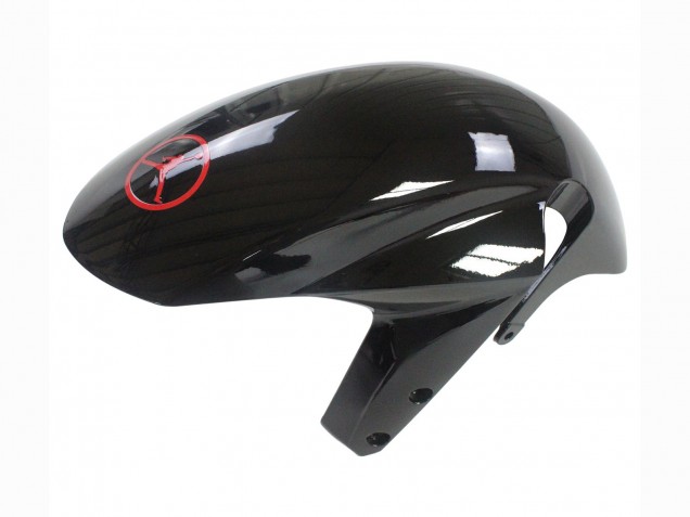 2004-2005 Suzuki GSXR 600 / GSXR 750 Motorcycle Fairings - Glossy Black Red Jordan Michelin Canada for Sale