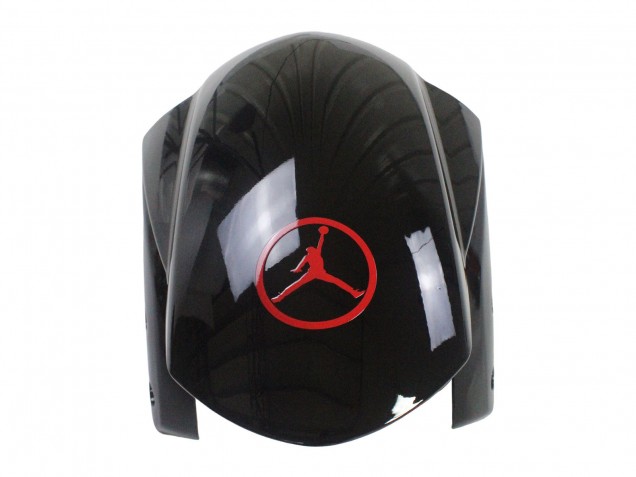 2004-2005 Suzuki GSXR 600 / GSXR 750 Motorcycle Fairings - Glossy Black Red Jordan Michelin Canada for Sale