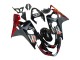 2004-2005 Suzuki GSXR 600 / GSXR 750 Motorcycle Fairings - Black Grey Red Canada for Sale
