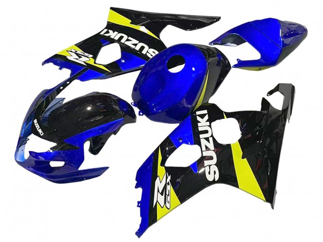 2004-2005 Suzuki GSXR 600 / GSXR 750 Motorcycle Fairings - Blue Yellow Black Canada for Sale