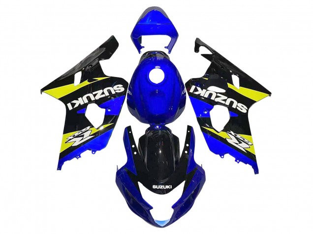2004-2005 Suzuki GSXR 600 / GSXR 750 Motorcycle Fairings - Blue Yellow Black Canada for Sale