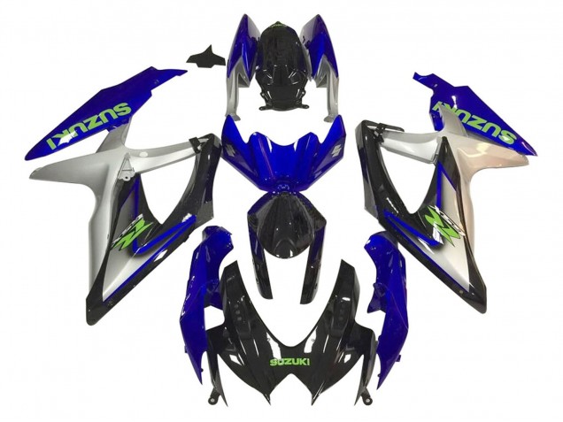 2006-2007 Suzuki GSXR 600 / GSXR 750 Motorcycle Fairings - Silver Blue Glossy Black Green Canada for Sale