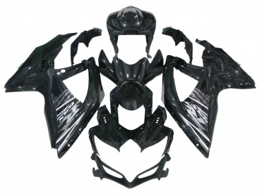 2006-2007 Suzuki GSXR 600 / GSXR 750 Motorcycle Fairings - Glossy Black Grey White Canada for Sale