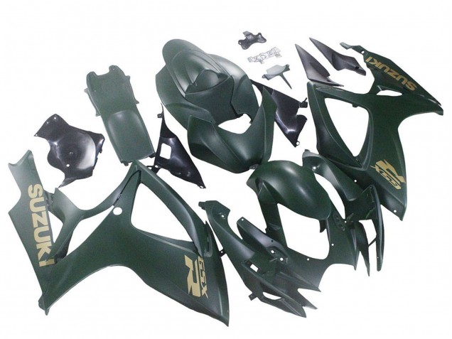 2006-2007 Suzuki GSXR 600 / GSXR 750 Motorcycle Fairings - Matte Army Green Canada for Sale