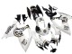2006-2007 Suzuki GSXR 600 / GSXR 750 Motorcycle Fairings - White Black Lucky Strike Motul Canada for Sale