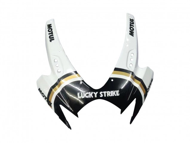 2006-2007 Suzuki GSXR 600 / GSXR 750 Motorcycle Fairings - White Black Lucky Strike Motul Canada for Sale