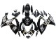 2006-2007 Suzuki GSXR 600 / GSXR 750 Motorcycle Fairings - Glossy Black White Motul Lucky Strike Canada for Sale