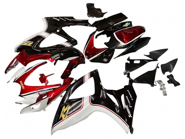 2006-2007 Suzuki GSXR 600 / GSXR 750 Motorcycle Fairings - Red White Black Yellow Canada for Sale