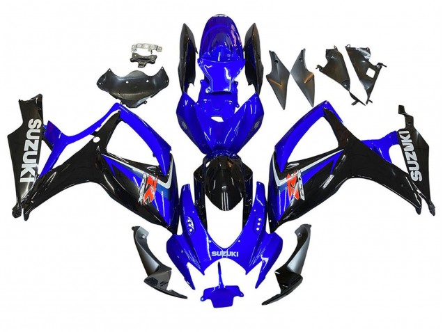 2006-2007 Suzuki GSXR 600 / GSXR 750 Motorcycle Fairings - Blue Black Red Canada for Sale