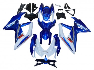 2008-2010 Suzuki GSXR 600 / GSXR 750 Motorcycle Fairing Kits - Blue White Red Canada for Sale