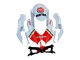 2008-2010 Suzuki GSXR 600 / GSXR 750 Motorcycle Fairings - White Red Motul Lucky Strike Canada for Sale