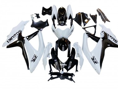 2008-2010 Suzuki GSXR 600 / GSXR 750 Motorcycle Fairing - White Black Canada for Sale