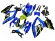 2008-2010 Suzuki GSXR 600 / GSXR 750 Motorcycle Fairings - Blue Fluorescent Green Shark Canada for Sale