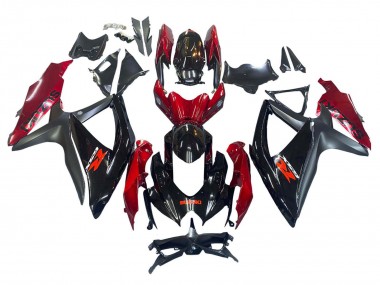 2008-2010 Suzuki GSXR 600 / GSXR 750 Motorcycle Fairing - Red Glossy Black Canada for Sale