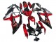 2008-2010 Suzuki GSXR 600 / GSXR 750 Motorcycle Fairings - Red Glossy Black Canada for Sale