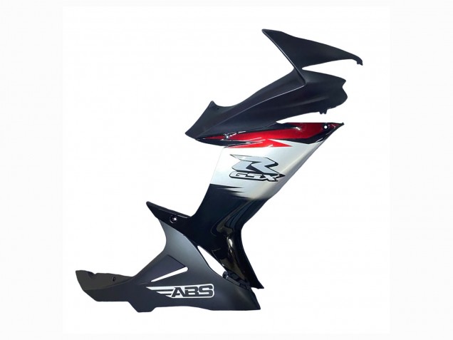 2011-2024 Suzuki GSXR 600 / GSXR 750 Motorcycle Fairings - Glossy Black Forged Carbon Fiber Silver Red Canada for Sale