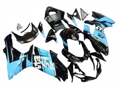 2011-2024 Suzuki GSXR 600 / GSXR 750 Motorcycle Fairings - Glossy Black Light Blue Canada for Sale
