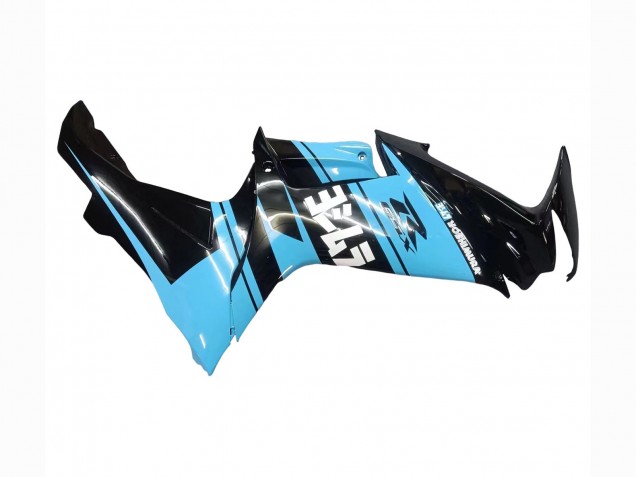 2011-2024 Suzuki GSXR 600 / GSXR 750 Motorcycle Fairings - Glossy Black Light Blue Canada for Sale