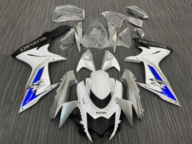 2011-2024 Suzuki GSXR 600 / GSXR 750 Motorcycle Fairings - White Silver Blue Black Canada for Sale