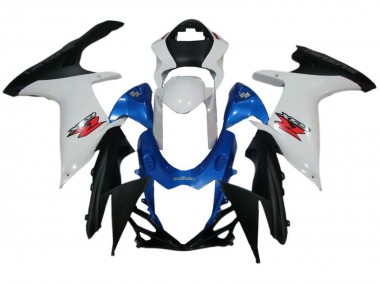 2011-2024 Suzuki GSXR 600 / GSXR 750 Motorcycle Fairings - White Blue Black Canada for Sale