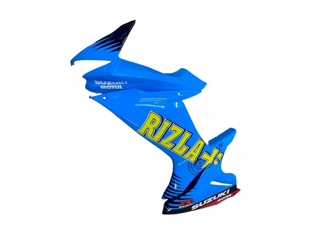 2011-2024 Suzuki GSXR 600 / GSXR 750 Motorcycle Fairings - Blue Gold Red Black Rizla Canada for Sale