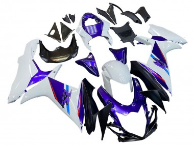 2011-2024 Suzuki GSXR 600 / GSXR 750 Motorcycle Fairings - Blue Purple White Canada for Sale
