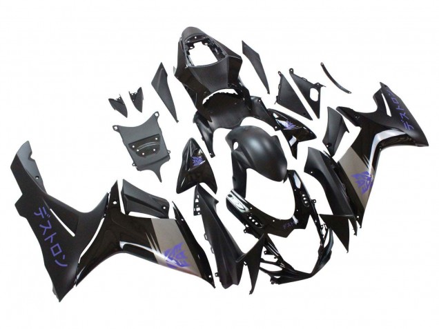 2011-2024 Suzuki GSXR 600 / GSXR 750 Motorcycle Fairings - Matte Black Grey Purple Canada for Sale
