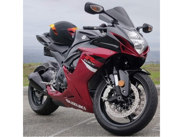 2011-2024 Suzuki GSXR 600 / GSXR 750 Bike Fairings - Red Glossy Black Canada for Sale