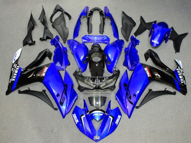 2015-2018 Yamaha YZF R3/R25 Motorcycle Fairings - Blue Glossy Black Canada for Sale