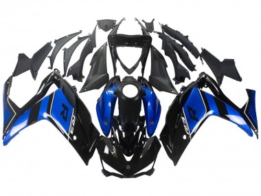 2015-2018 Yamaha YZF R3/R25 Motorcycle Fairing - Blue Glossy Black Canada for Sale