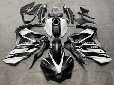 2015-2018 Yamaha YZF R3/R25 Motorcycle Fairings - White Black Yamalube ENEOS Canada for Sale