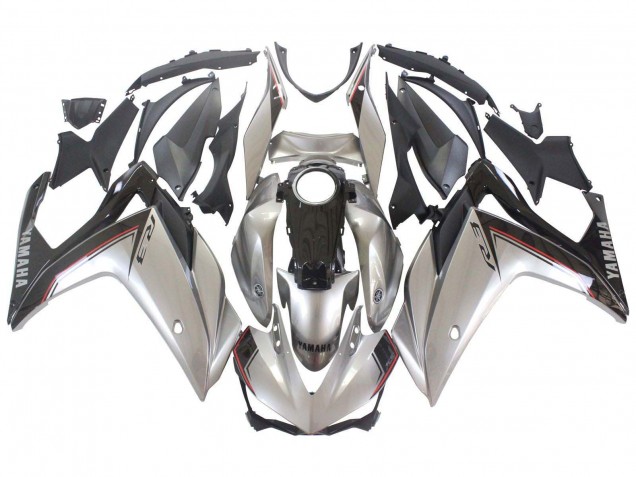 2015-2018 Yamaha YZF R3/R25 Motorcycle Fairings - Silver Black Canada for Sale