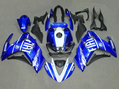 2015-2018 Yamaha YZF R3/R25 Motorcycle Fairings - Blue White Fiat Canada for Sale