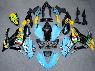 2015-2018 Yamaha YZF R3/R25 Motorcycle Fairings - Light Blue Yellow Silver Black Canada for Sale