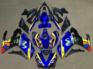 2015-2018 Yamaha YZF R3/R25 Motorcycle Fairings - Blue Yellow Red Black Green Monster Canada for Sale
